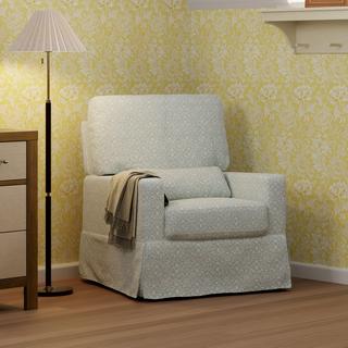 Morris & Co. x Crawford Pillowback Comfort Swivel Glider