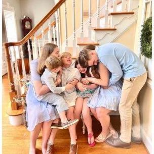 Easter picture with all of Carlee's siblings :)