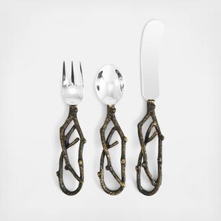 Twig 3-Piece Hor D'oeuvres Set