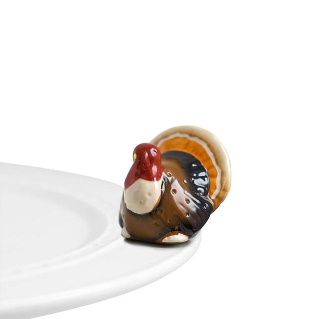 nf nora fleming - Nora Fleming Hand-Painted Mini: Gobble Gobble (Turkey) A47