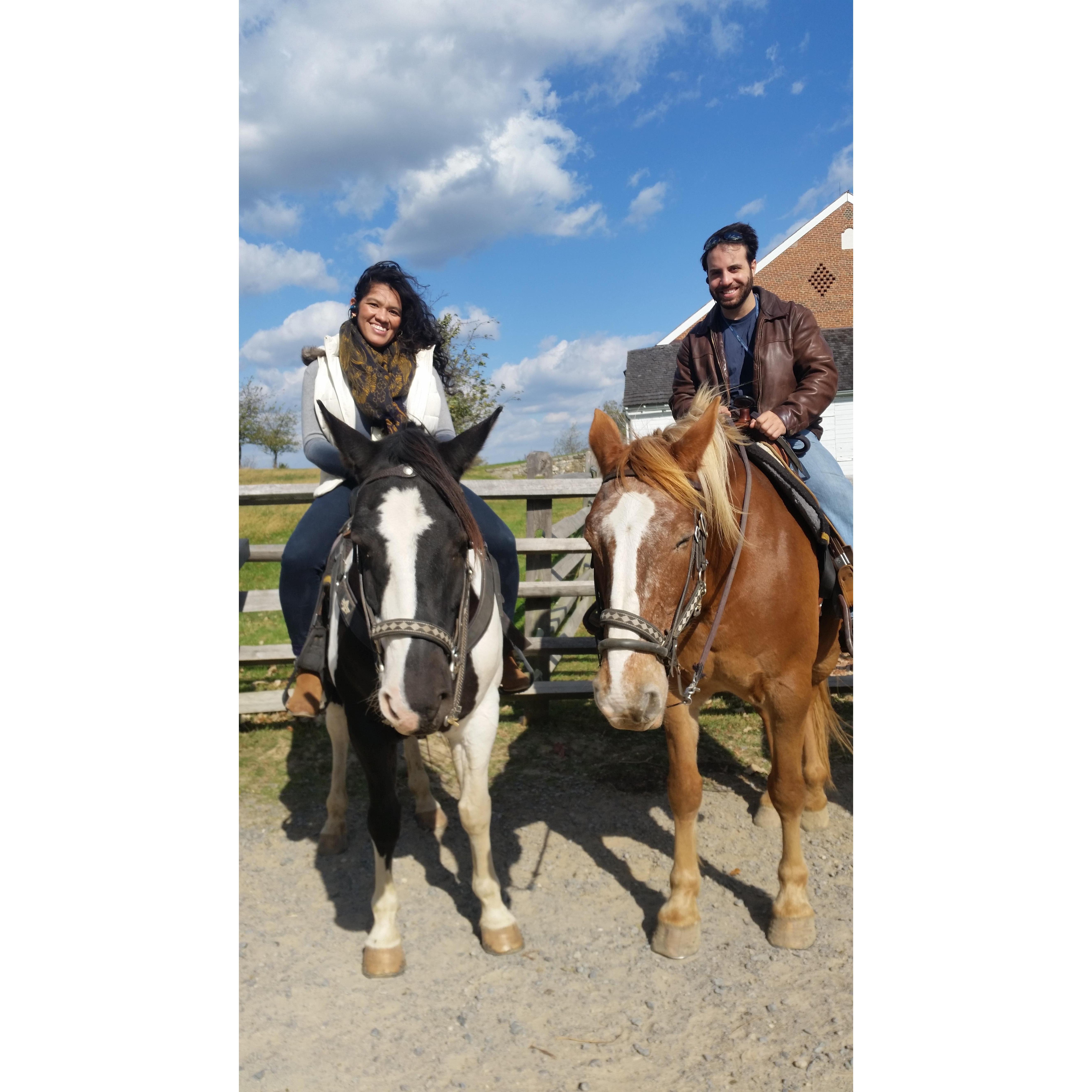 Touring Gettysburg National Park on horseback!