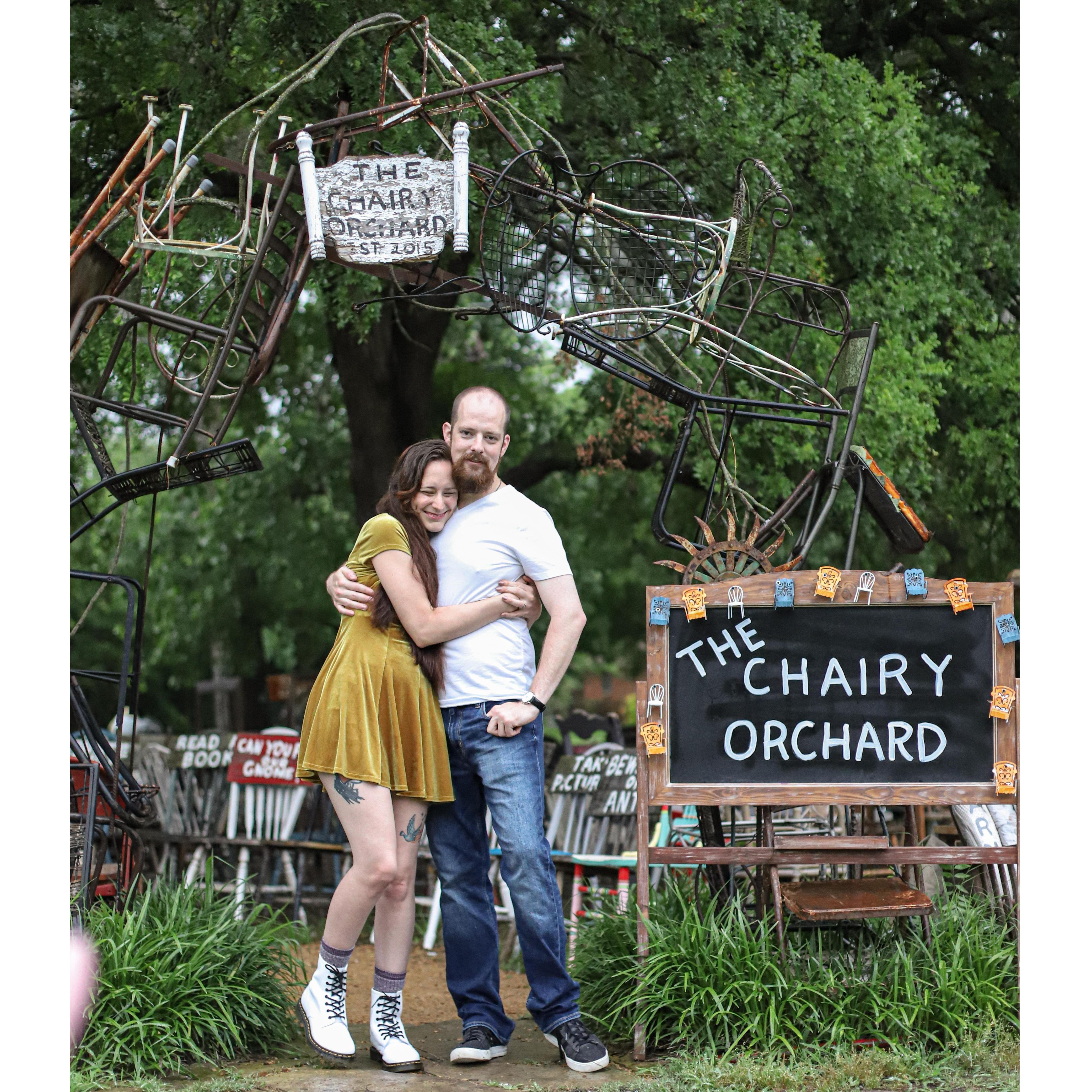 Fun in the Chairy Orchard.