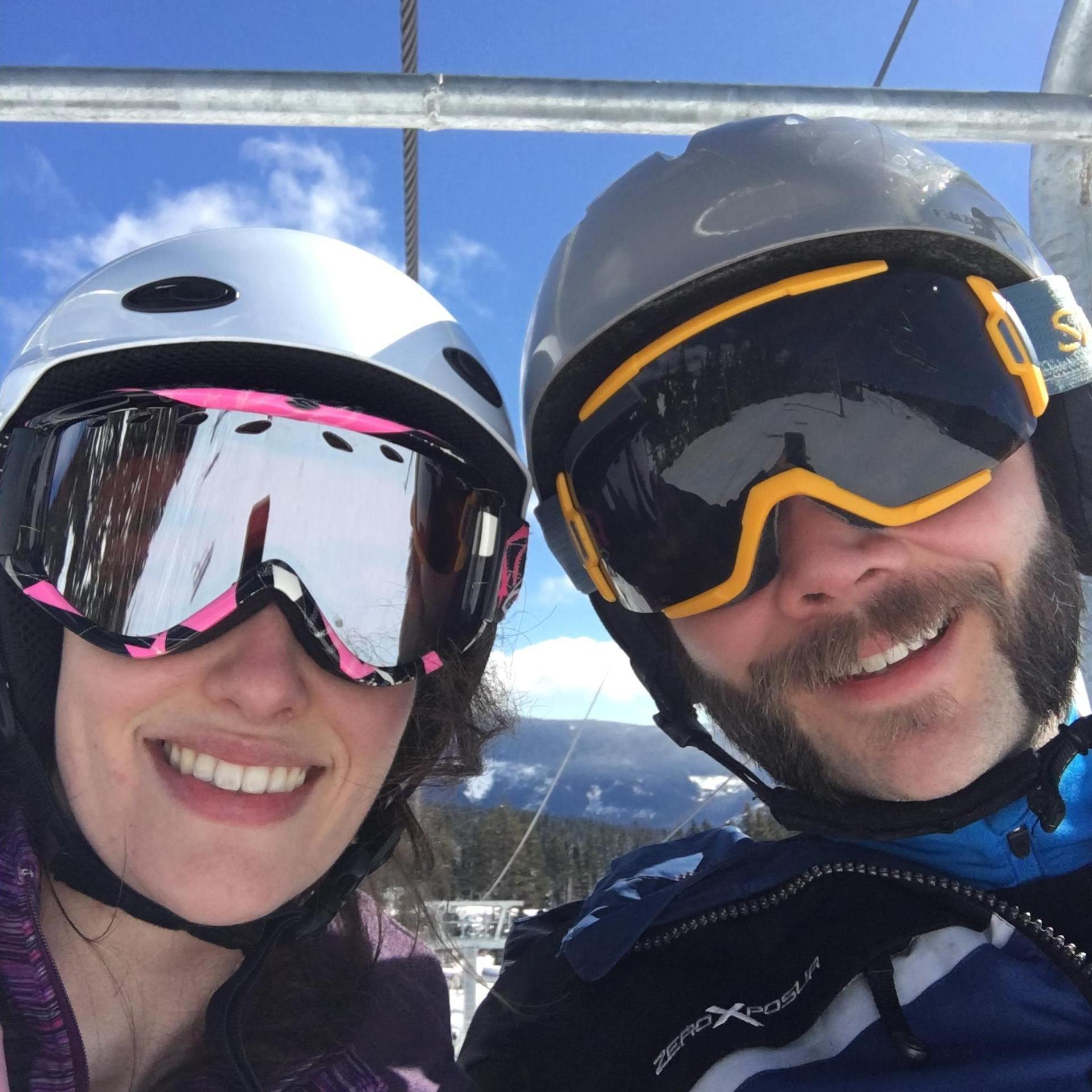 Bill's first time snowboarding! And first time breaking his elbow :(