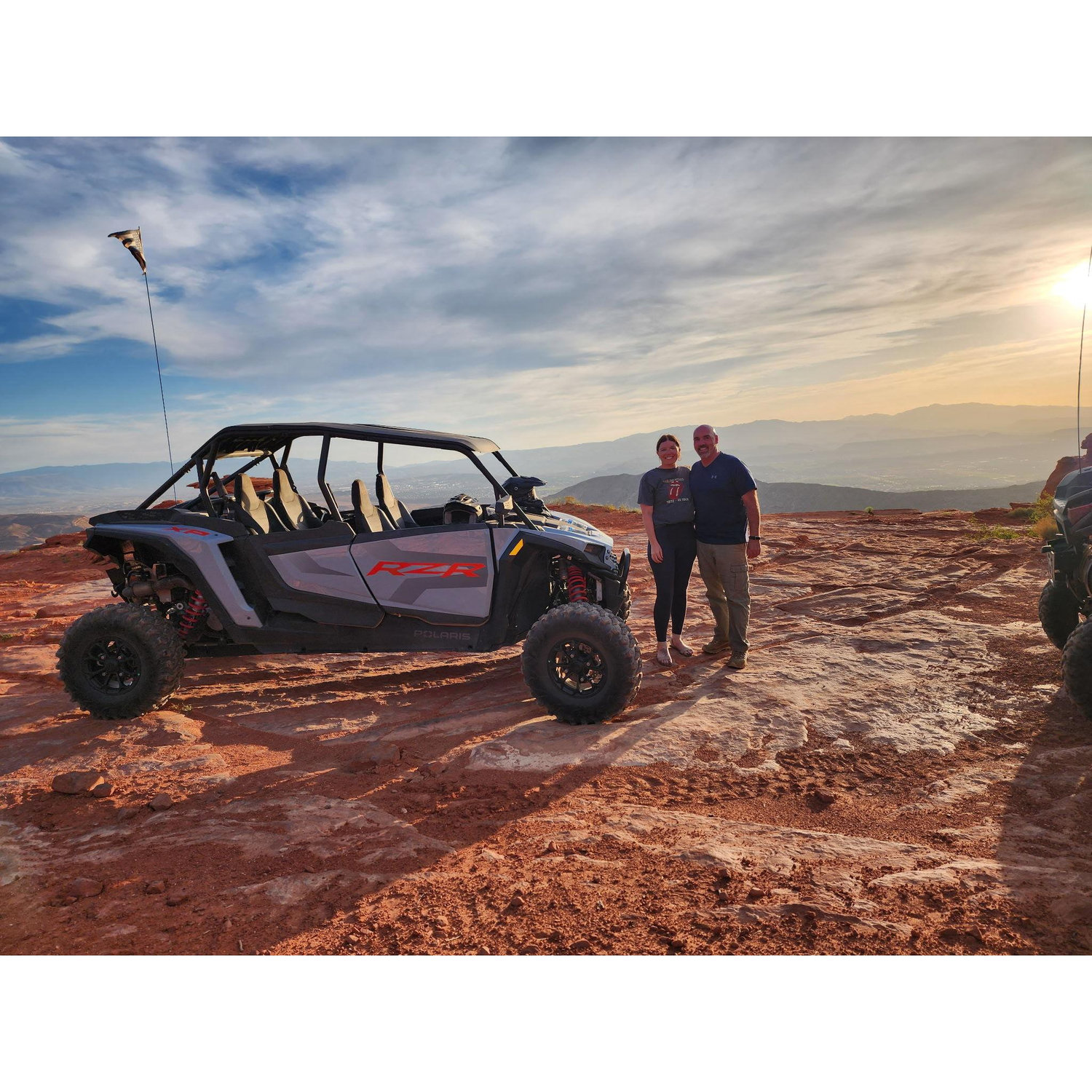 ATV tour at sunset, Sand Hollow State Park—May 2025