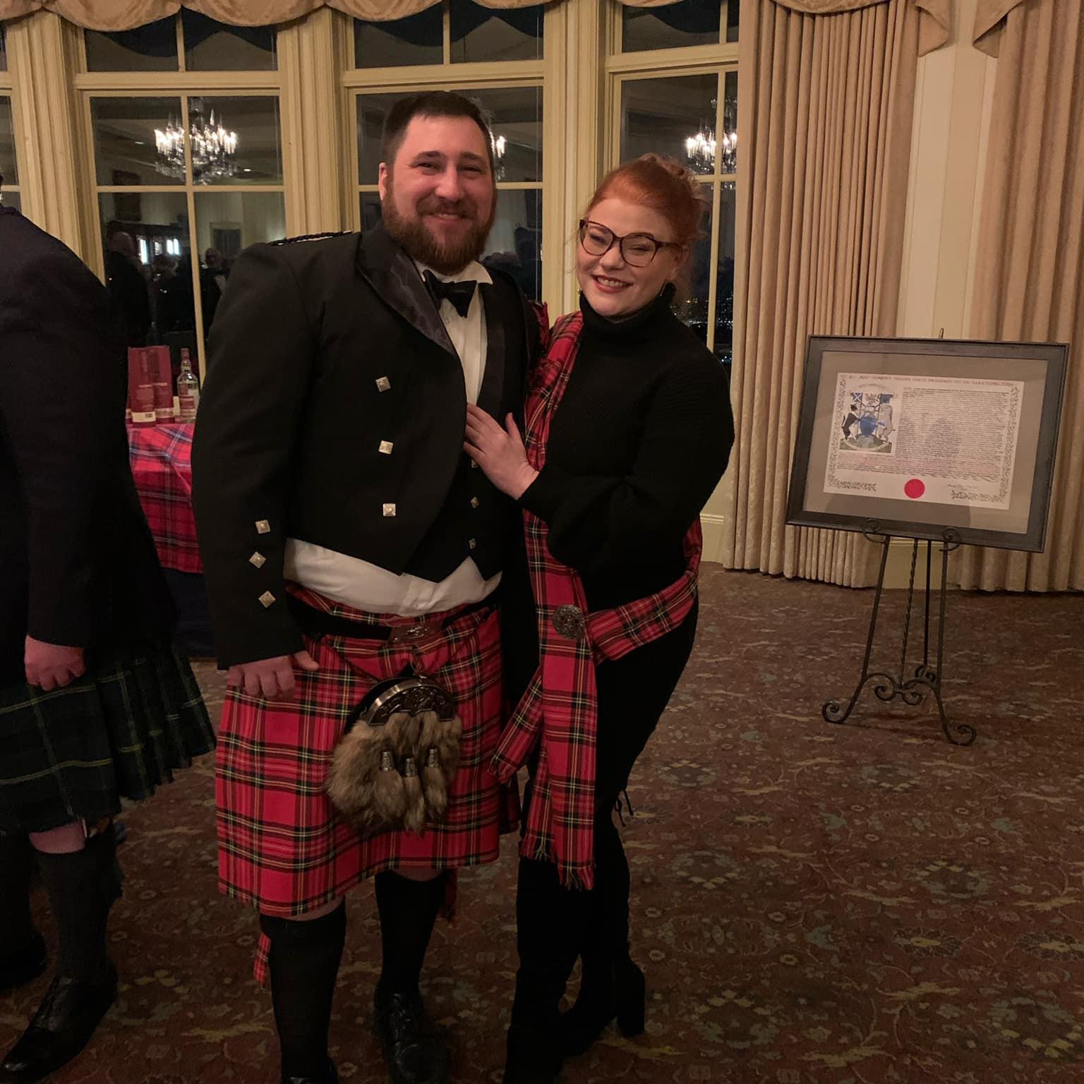 First Robbie Burns Night Together