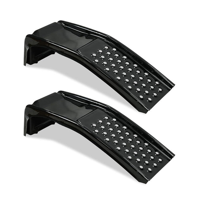 Rockland 3.6 Ton 8000 LBS Solid Steel Auto Ramp Set Heavy Duty Car Light Truck Repairs (Pack of 2)