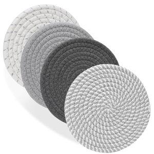 Billbotk 7" Trivets for Dishes, Pots and Pans (Gray)