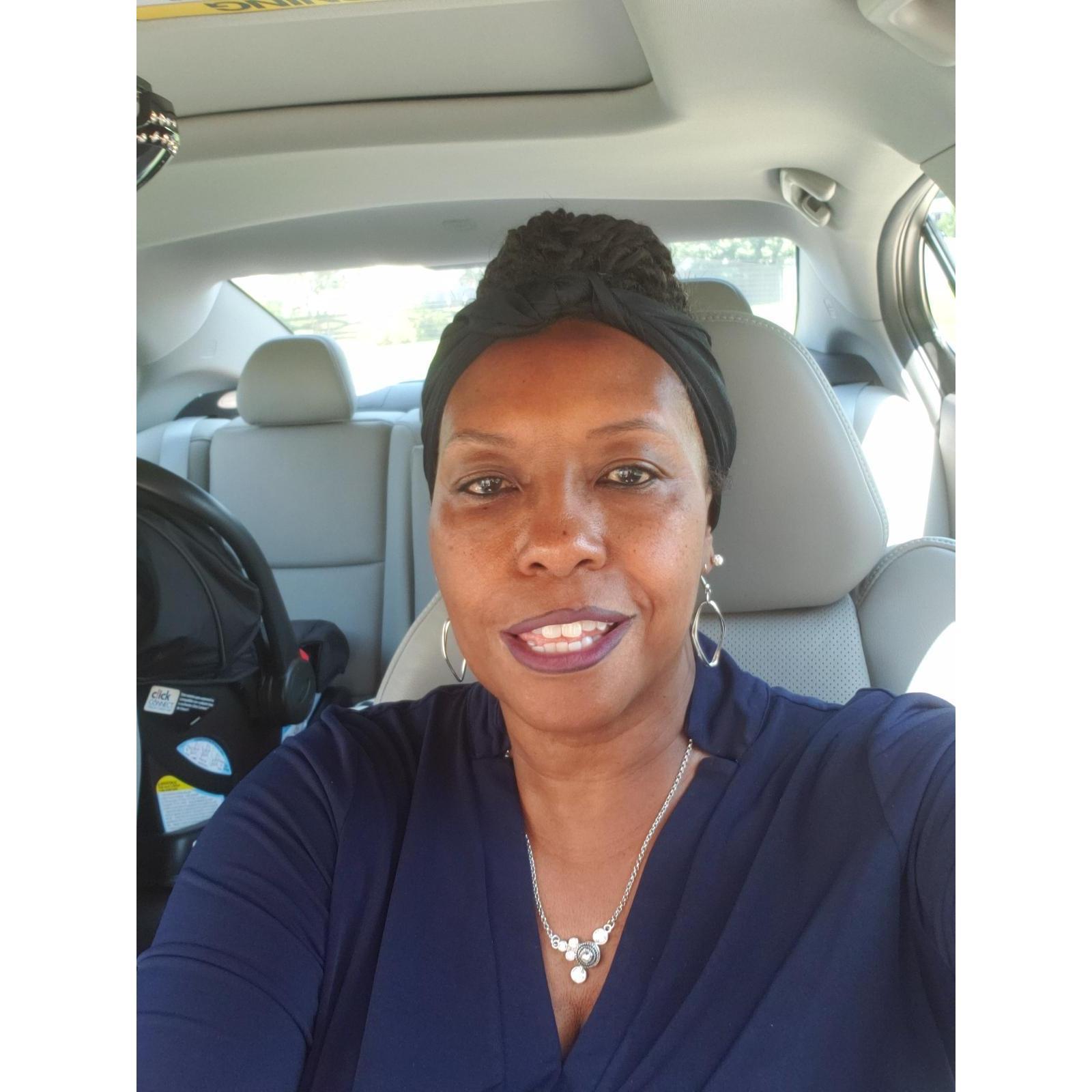 Pearl driving over to Edgewood Maryland to visit Damon. Long drive.