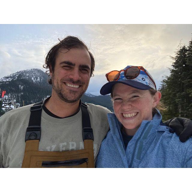 After Sarah's first-ever ski tour up Hyak. She liked it, promise!