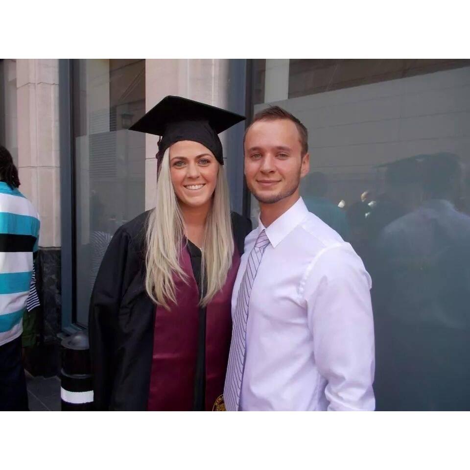 Natalie's graduation day