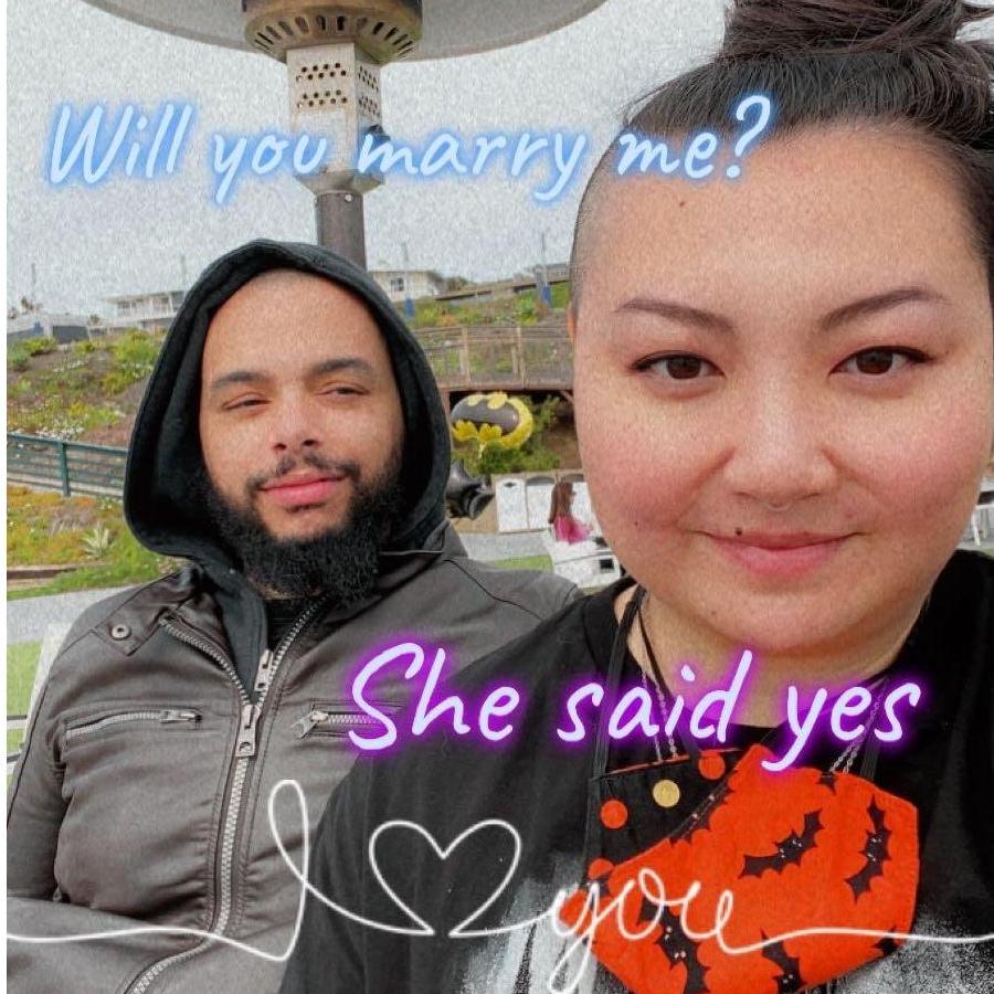 Breaking the news to my family the next day!  March 7, 2021