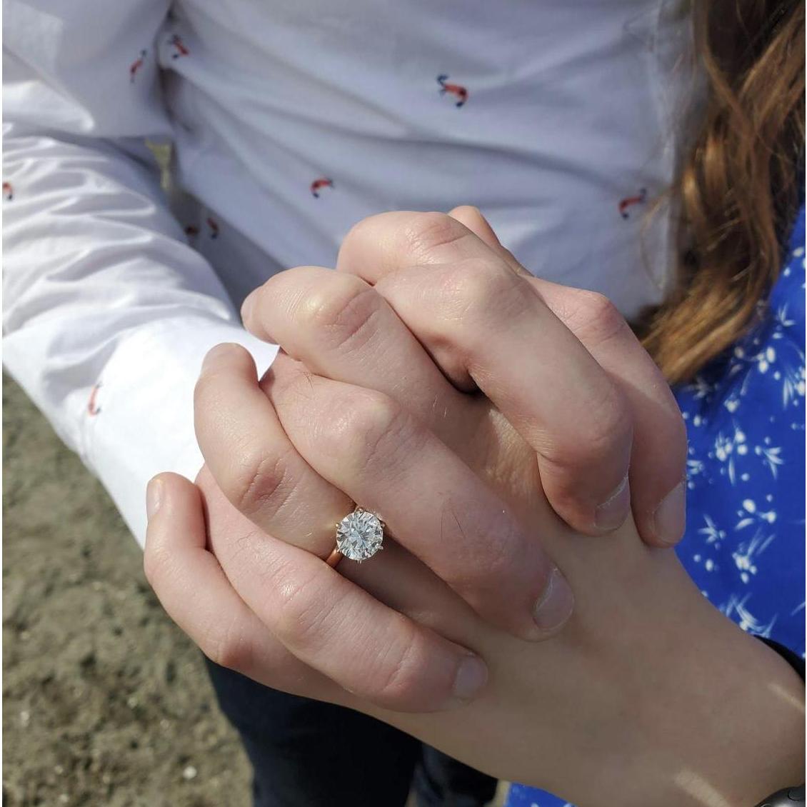 Alyssa’s engagement ring (2020).