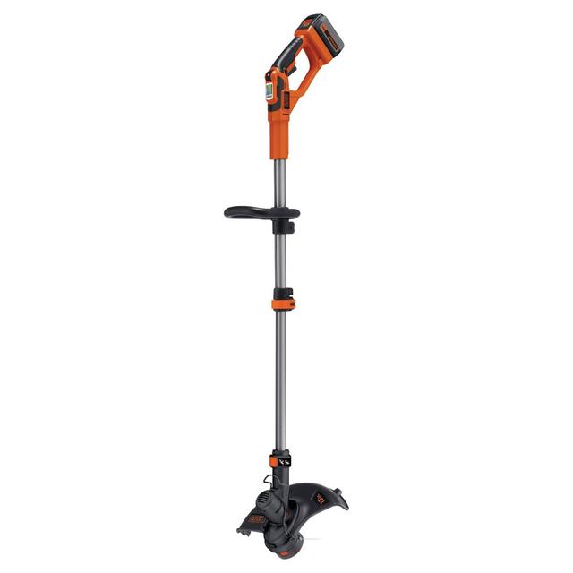BLACK+DECKER 40V Lithium String Trimmer/Edger with Power Command Orange