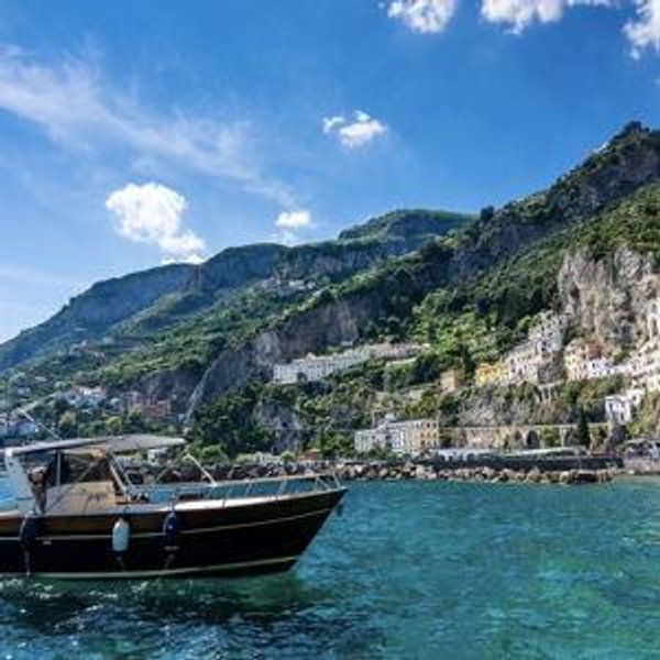 Amalfi Coast Boat Day for Erin & Brandon