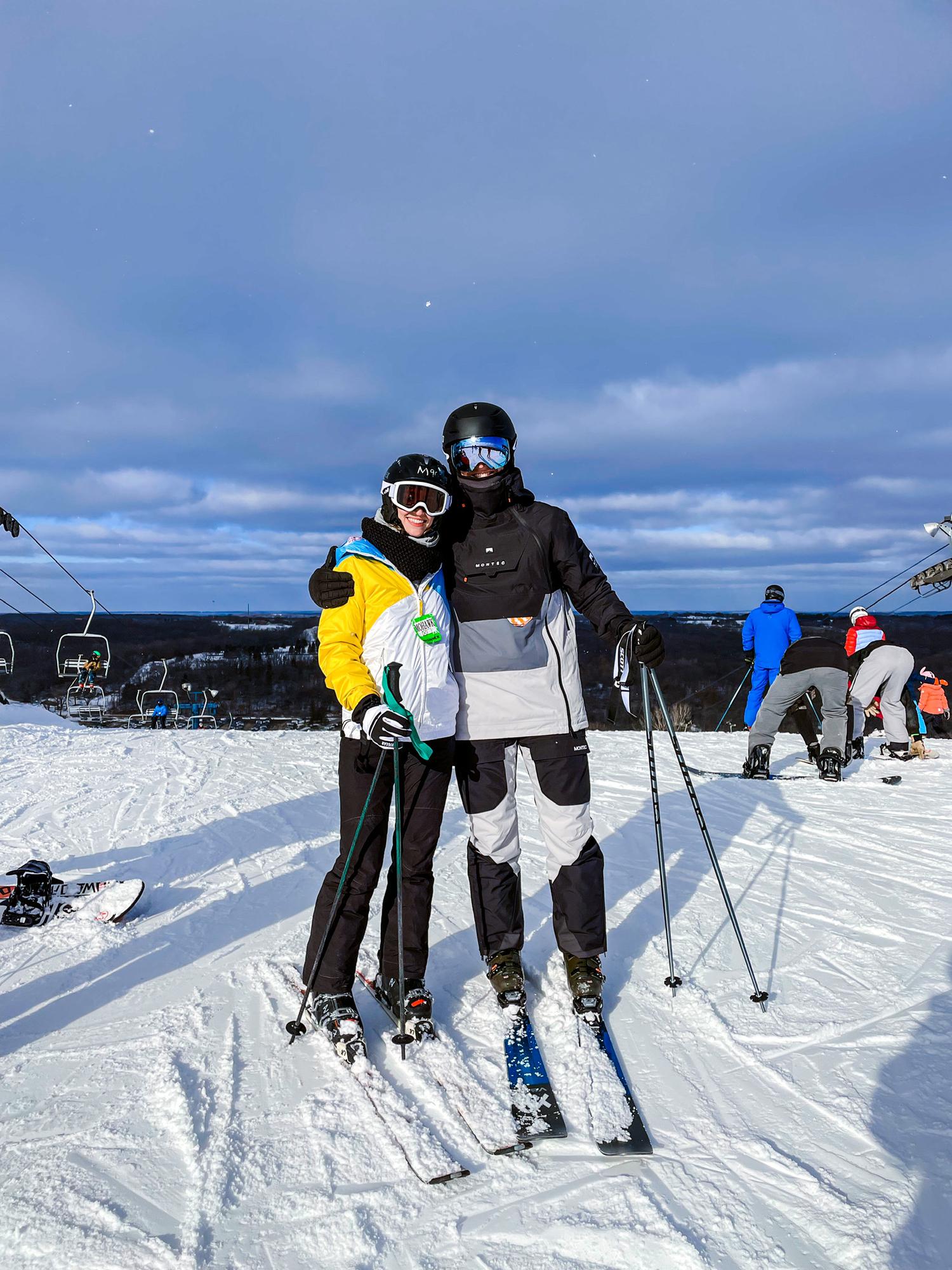 Cath’s first ski trip!