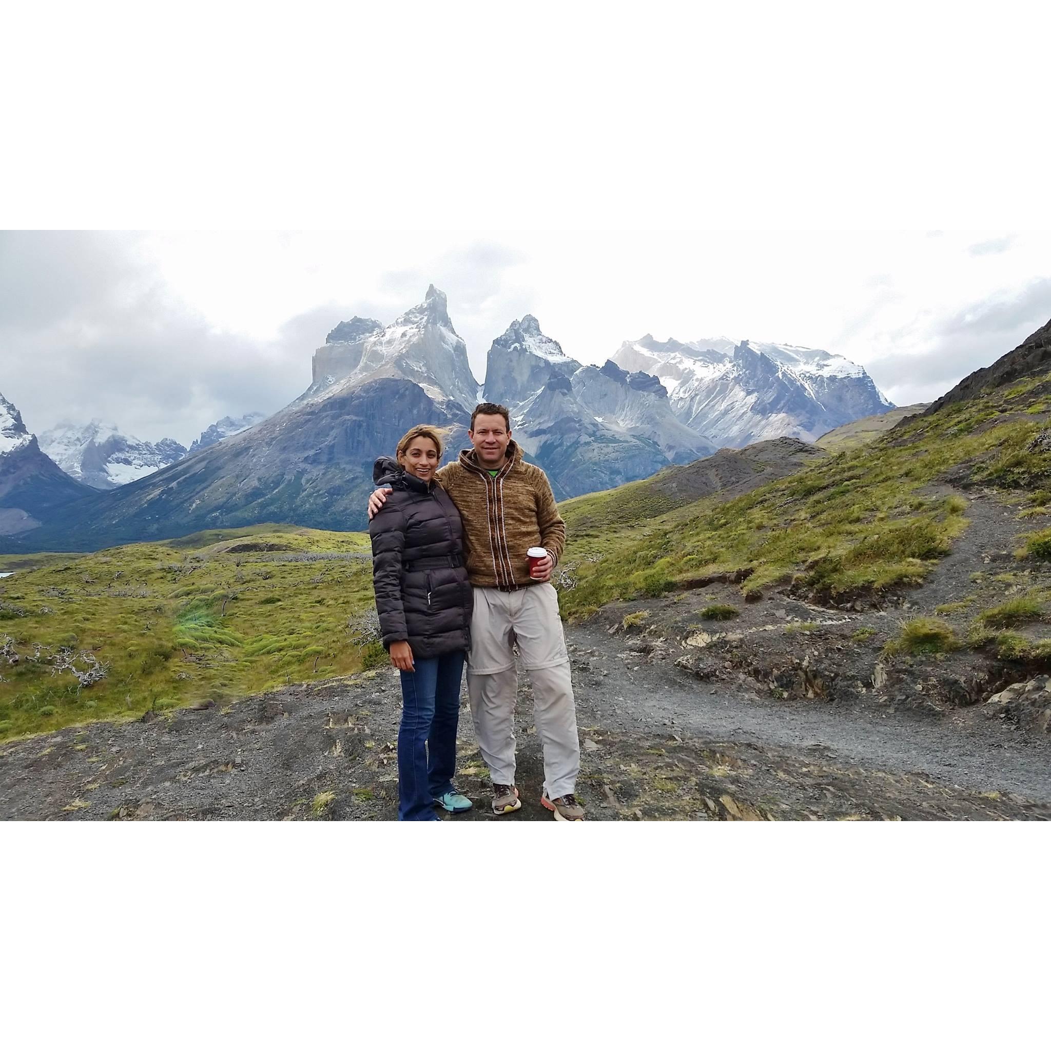 This was one of the most memorable views in front of Torres del Paine in Chile.
