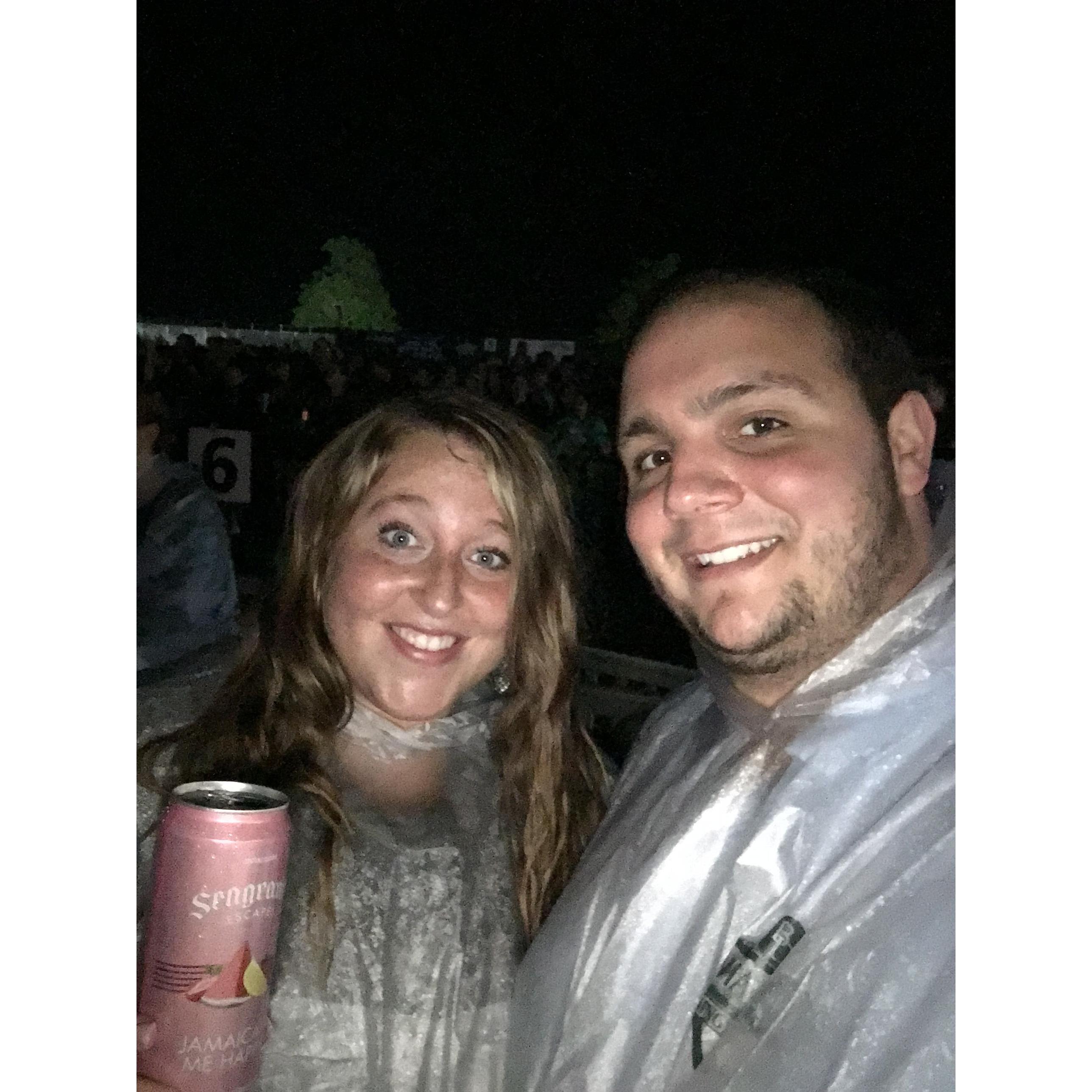 A rainy, fun, summer concert