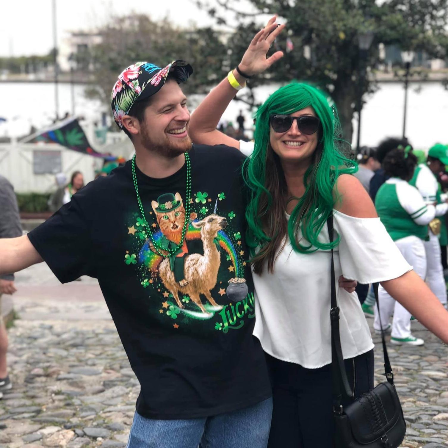 First trip together: Savannah for St Pattys