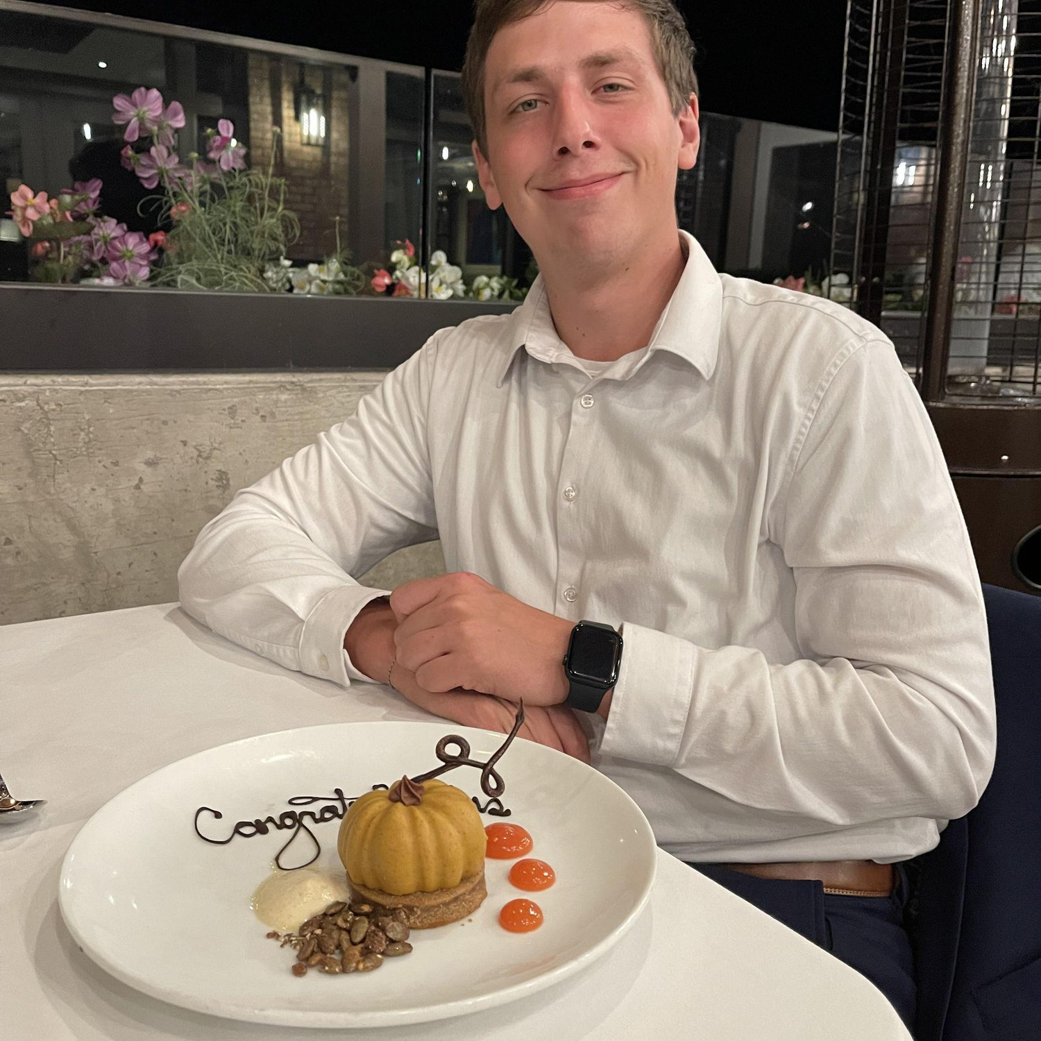 The BEST dessert after the BEST day, Leah said “yes”.