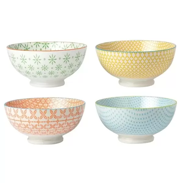 4 Piece Pasta Bowl Set - Color - Multi-Color