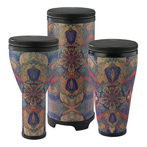 Remo Festival DP-2510-AA-65 Combo Pack, Djembe, Timbau, Tubano, Morado