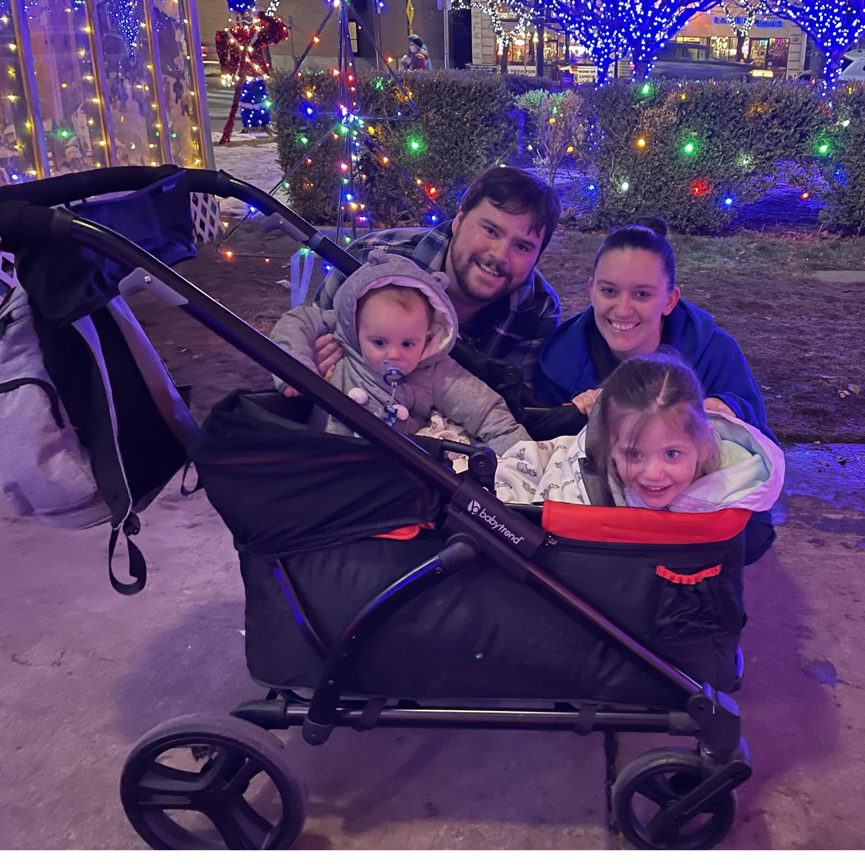 Seeing Christmas lights