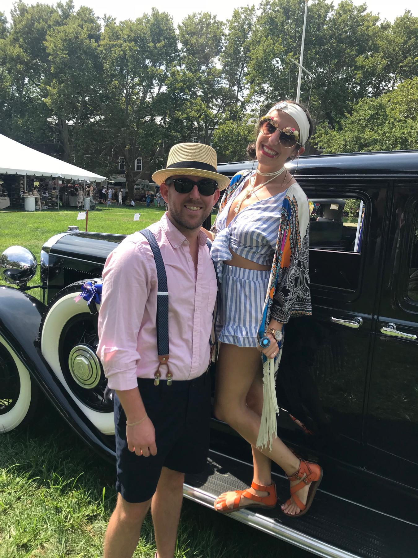All dressed up for the Jazz Age Lawn Party.