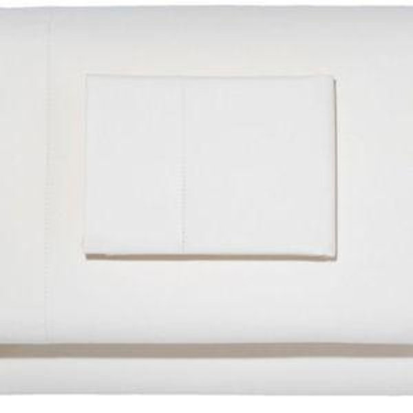 280-Thread-Count Pima Cotton Percale Sheet Set - White/ King