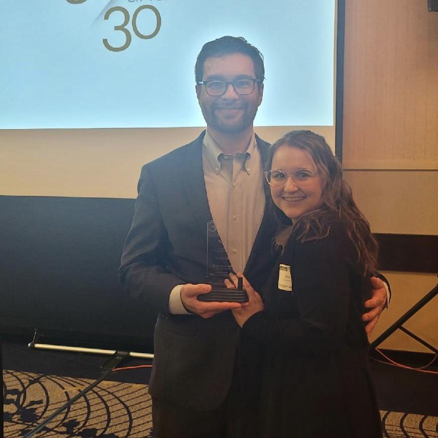 When Dave was a part of Buffalo Business First list of "30 under 30" 2022