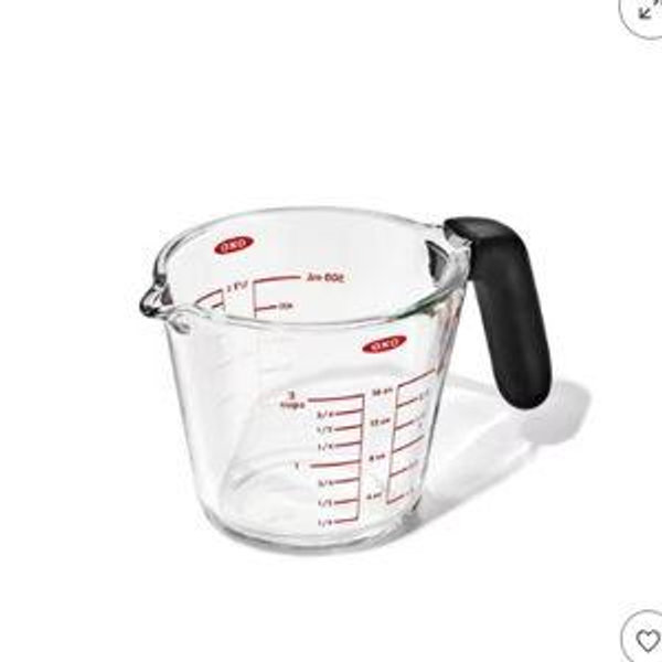 OXO 2c Glass Measuring Cup: Clear, Dishwasher-Safe, 2 cup capacity