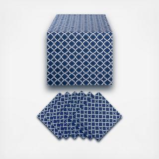 7-Piece Lattice Table Linen Set
