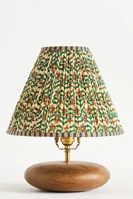Printed Goods Ruched Empire Lamp Shade