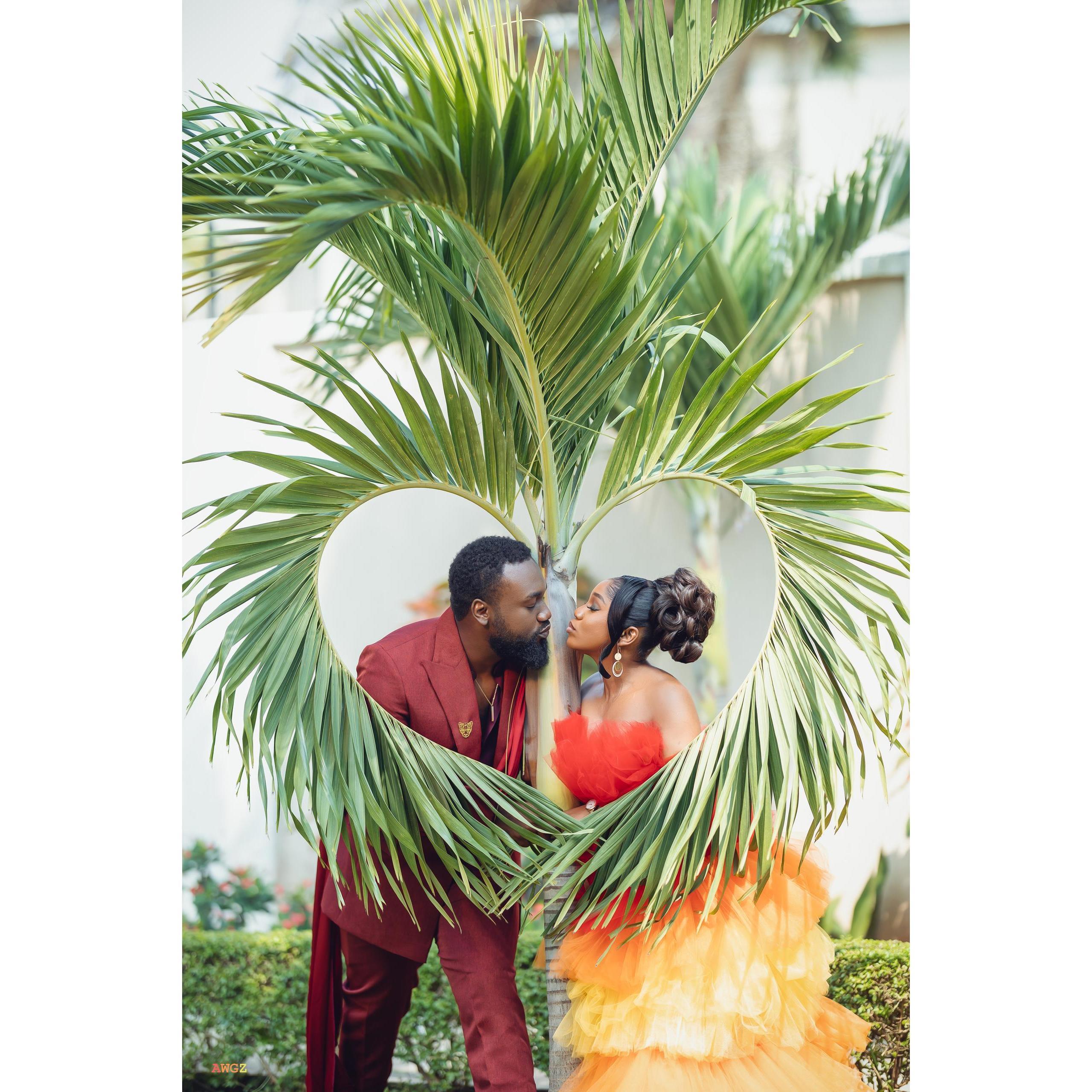 This is a summary of our love. A love story of two souls perfectly shaped for each other, becoming one in joy, grace, and sweet forever love. #OyinPoForever 💛