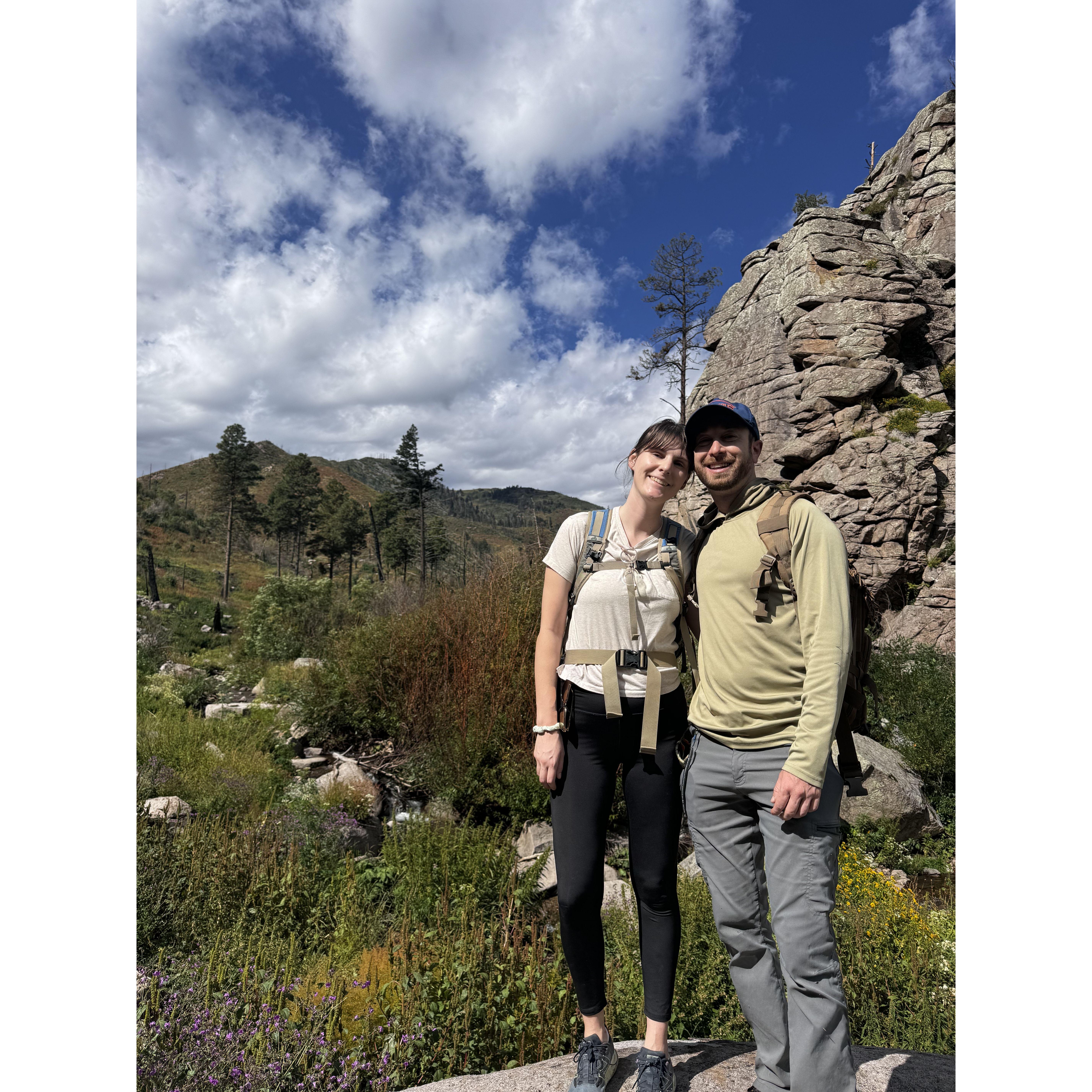 Hiking in Ruidoso.