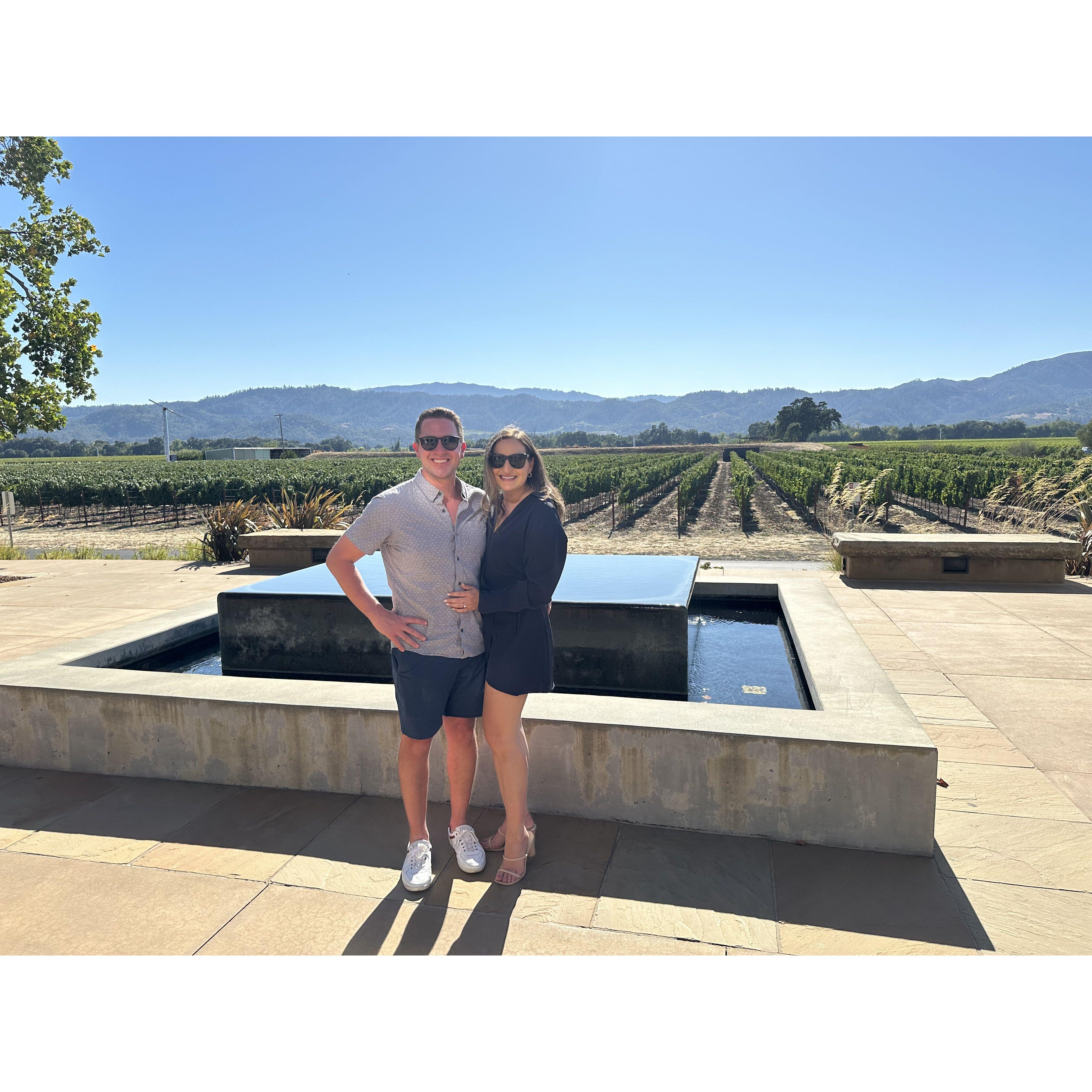 Enjoying the Valley where our love grew with our best friends.