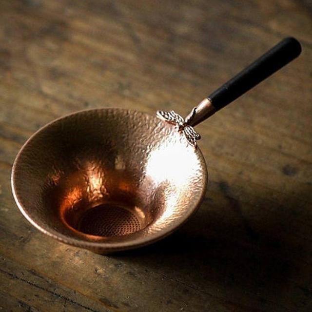 COPPER TEA COLANDER | Copper Tea Strainer...