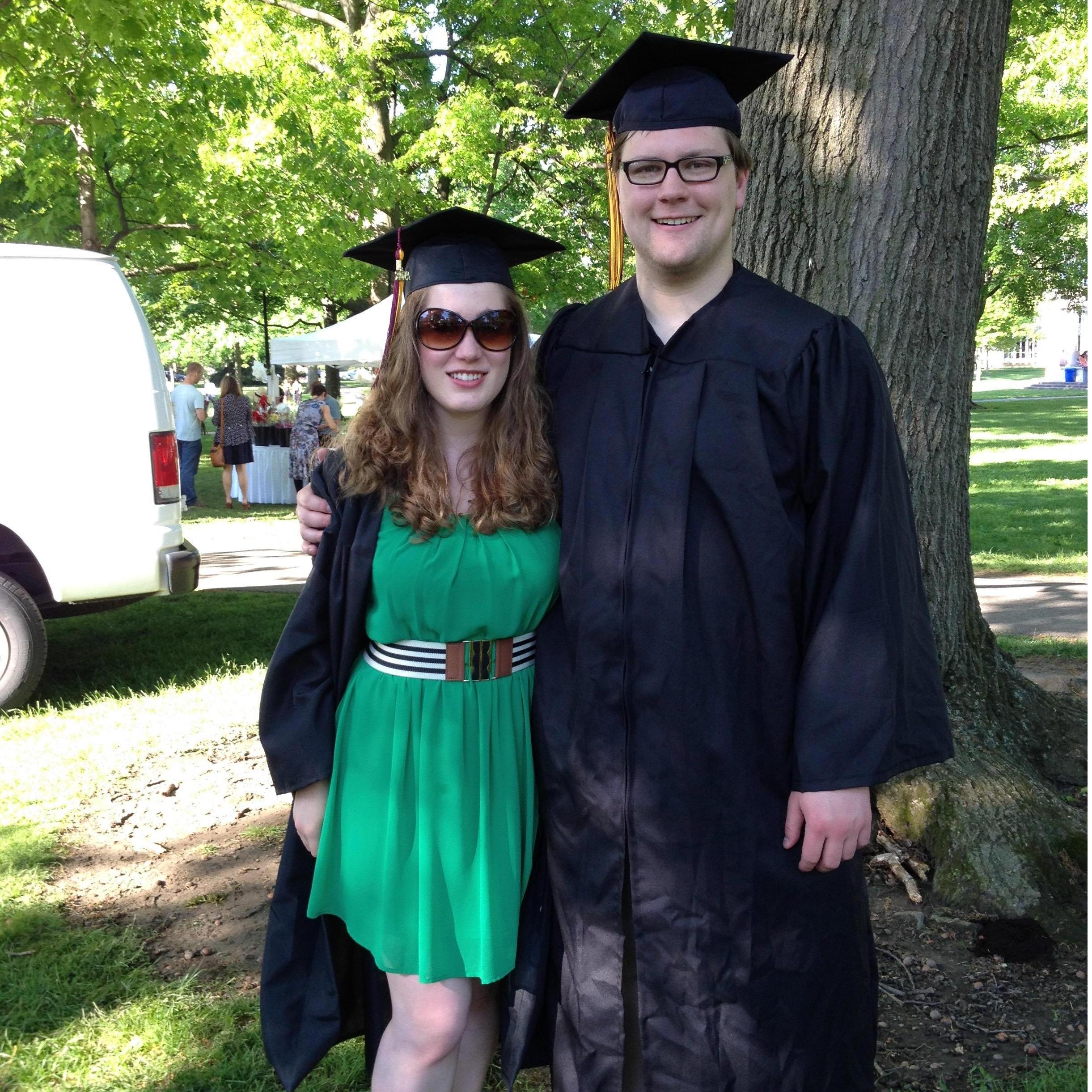 Graduating together, Spring 2014
