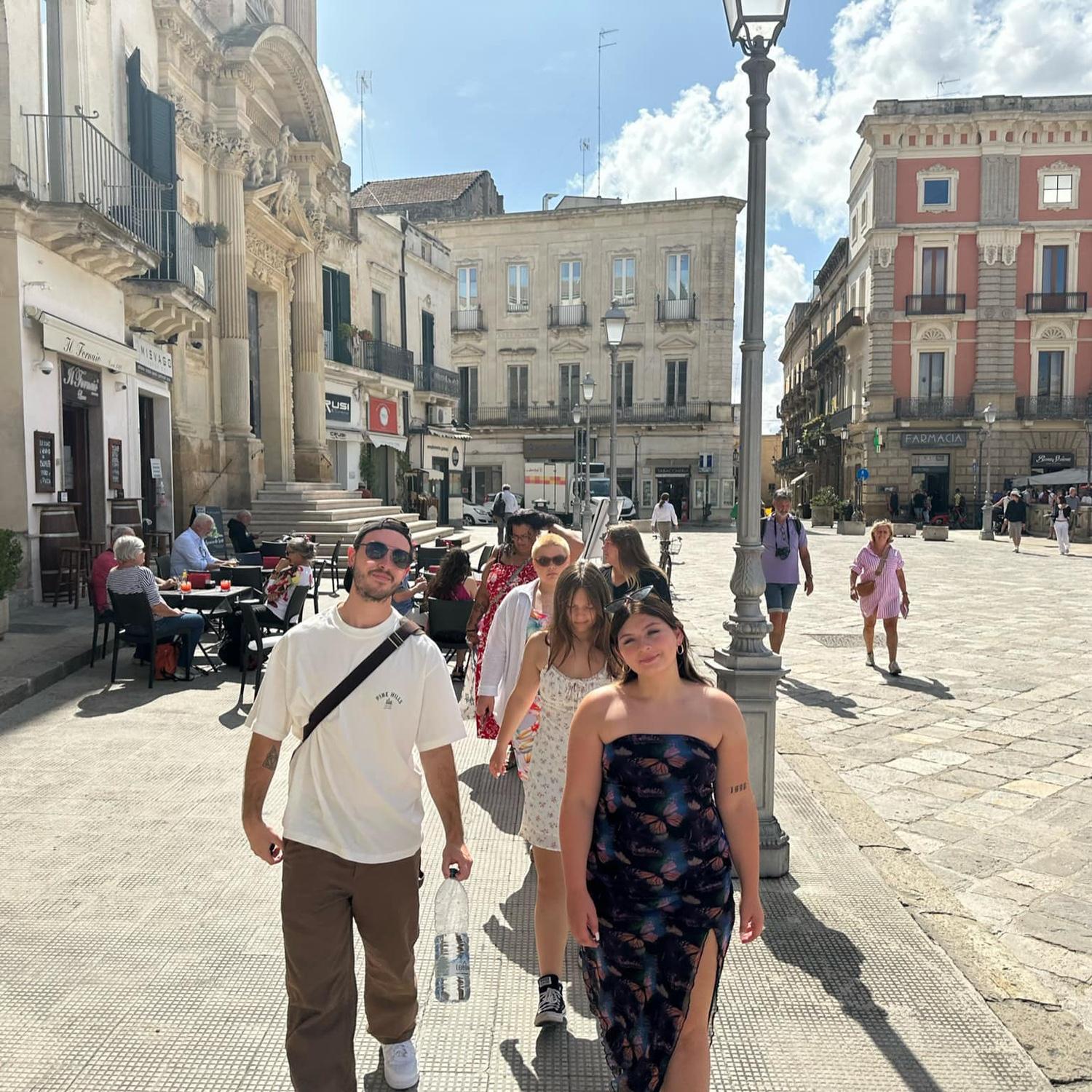 The bride and groom will always cherish the memories they made in Italy!