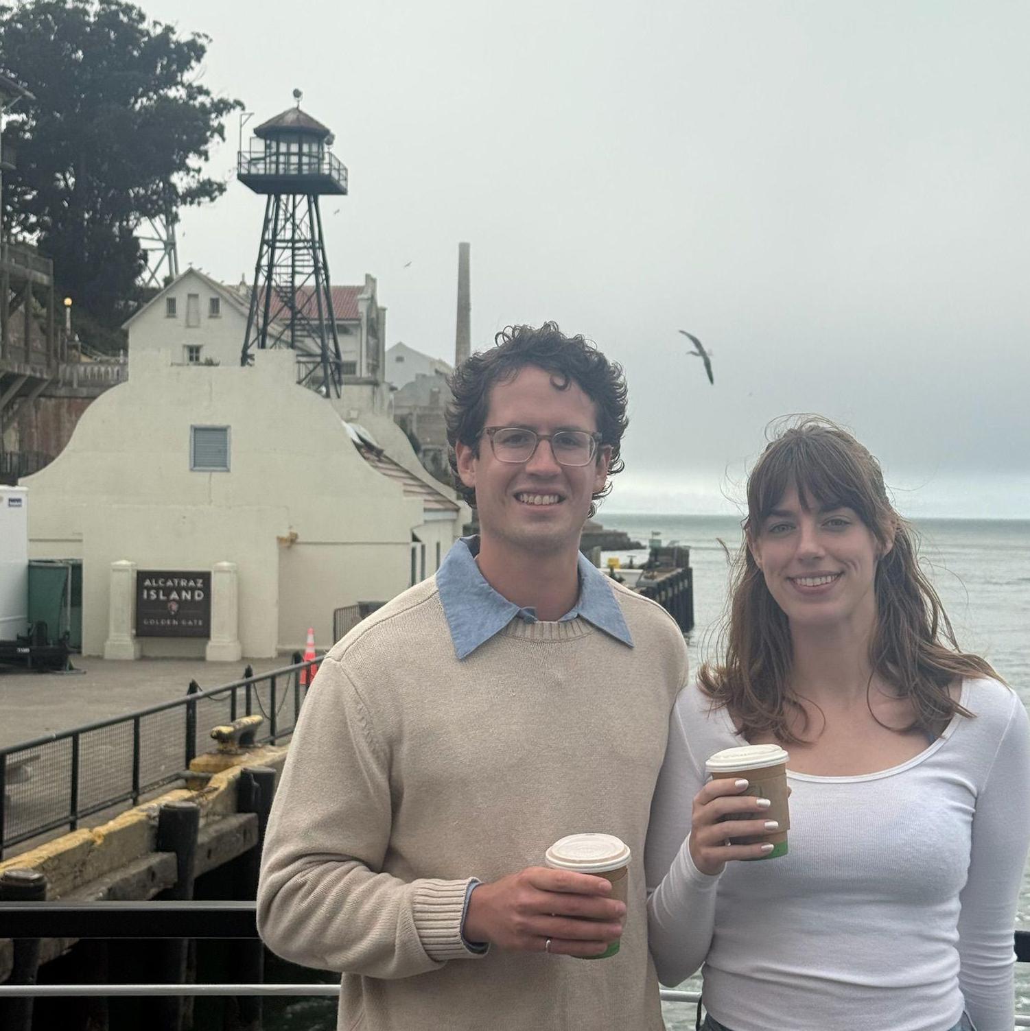 Grace always wanted to visit Alcatraz. Of course, John-Luc made sure it happened.