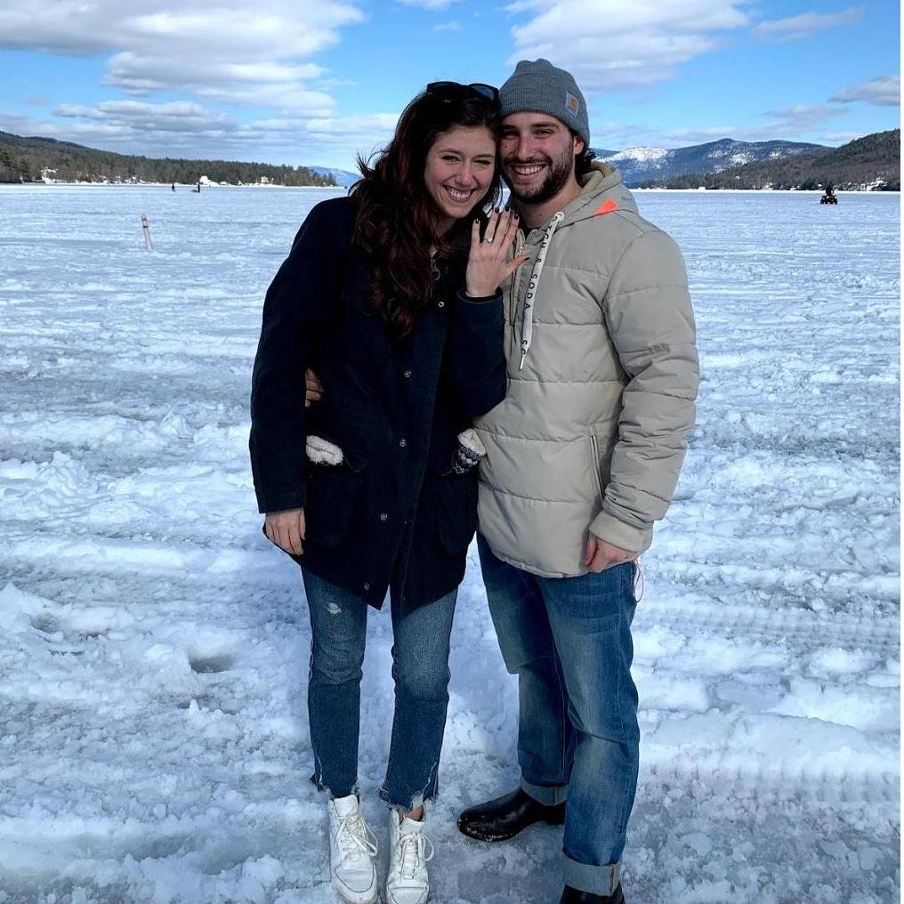 Moments after Jill said 'yes'
Lake George, NY - February 2018