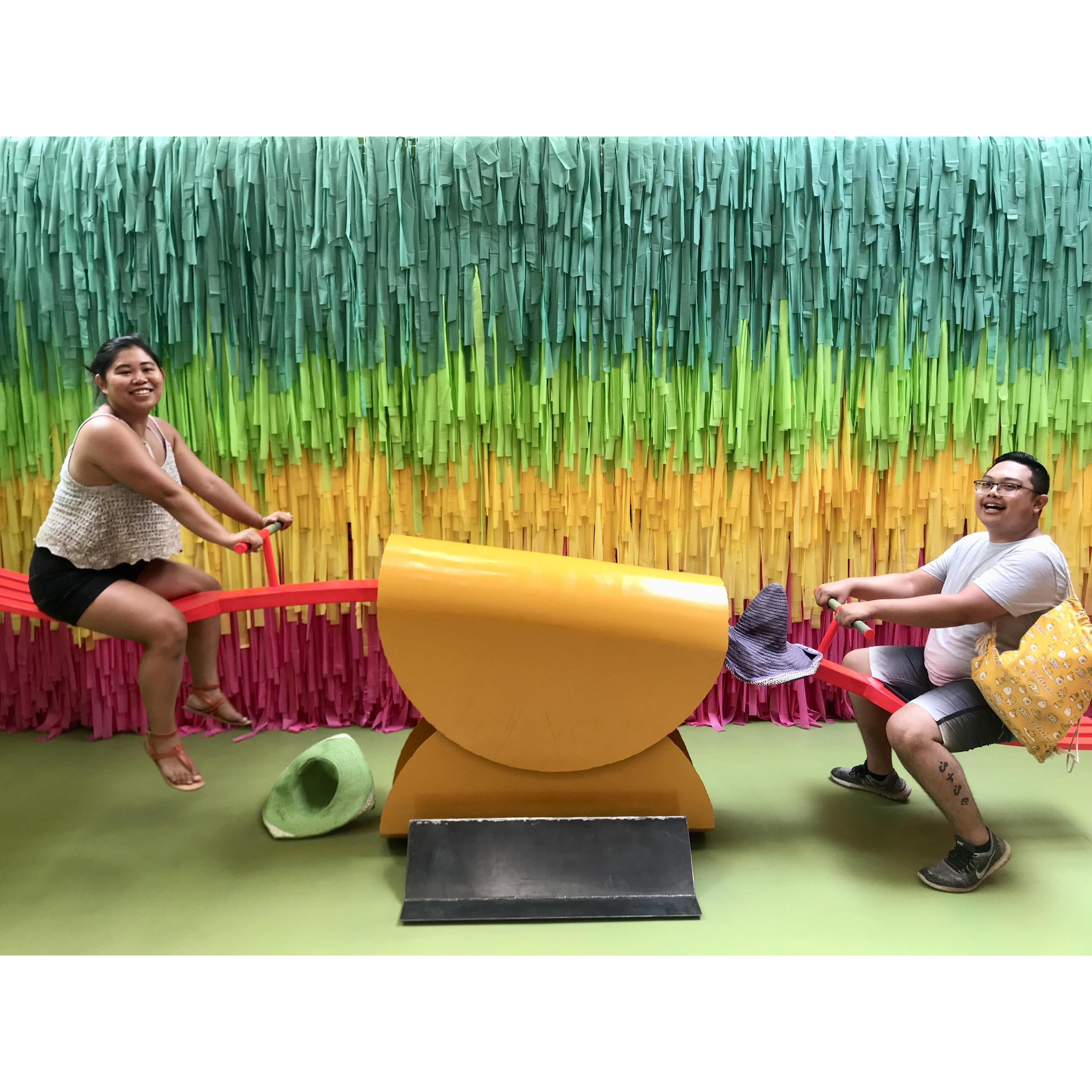 We went to a Mexican food themed pop up museum in Santa Monica. Taco 'bout a good time!