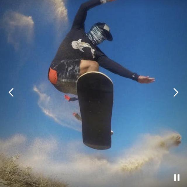 Sandboarding in Cabo