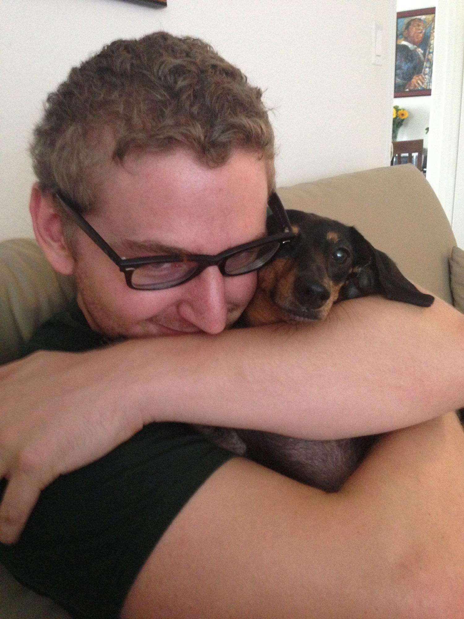 One of many photos with David and his little girl Clementine