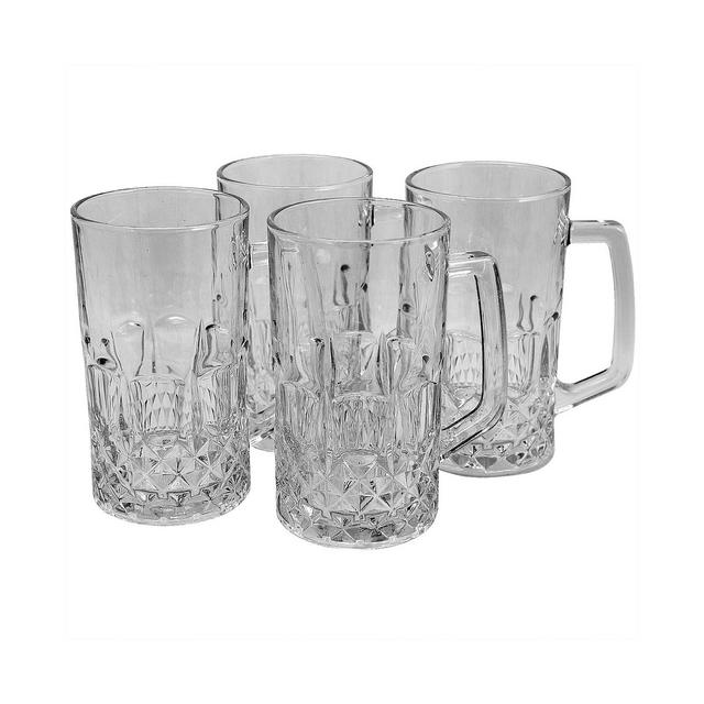 Jewelite 4 Piece 21 Ounce Beer Mug Set