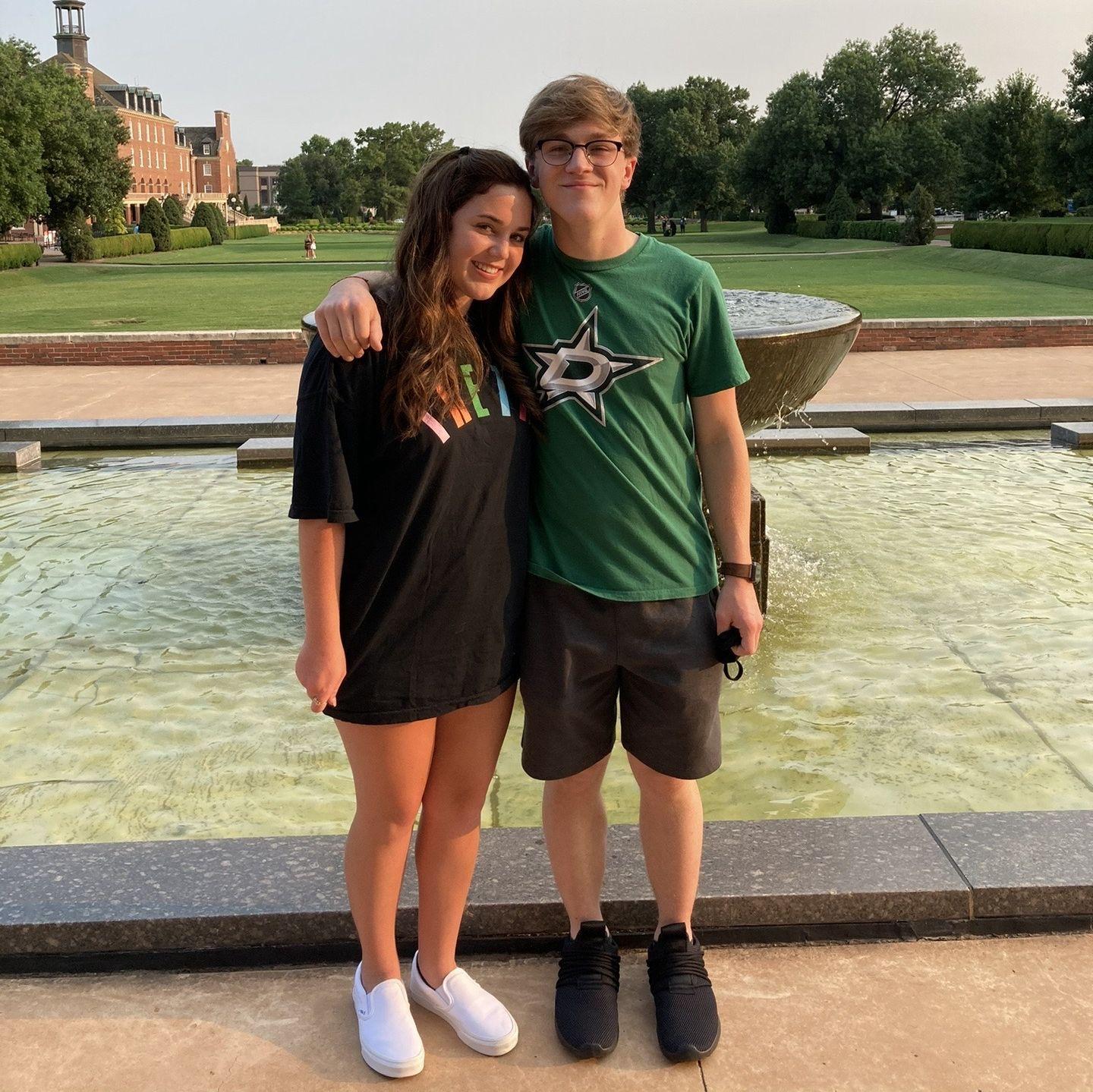 Walking our classes together before our first day at OSU!