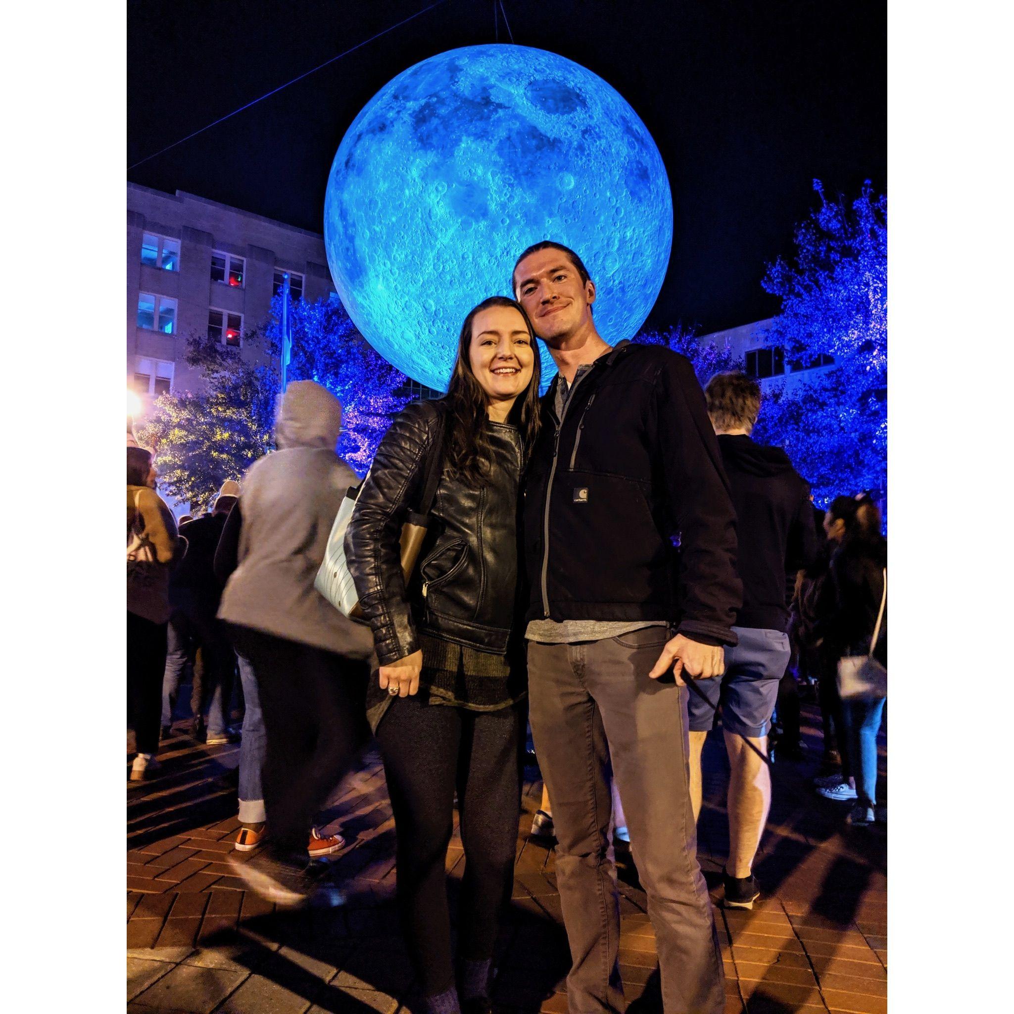 A trip to the moon... in downtown Durham!