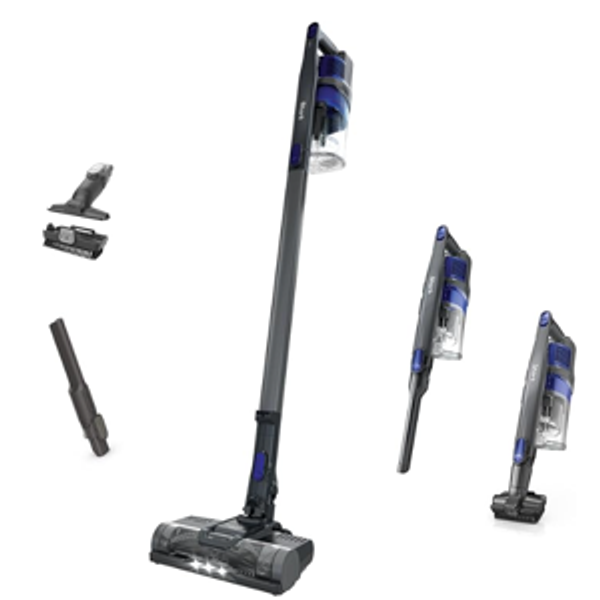 Shark Pet Cordless Stick Vacuum with XL Dust Cup, LED Headlights, Removable Handheld Vac, Crevice Tool, Portable Vacuum for Household Pet Hair, Carpet and Hard Floors, 40min Runtime, Grey, IX141