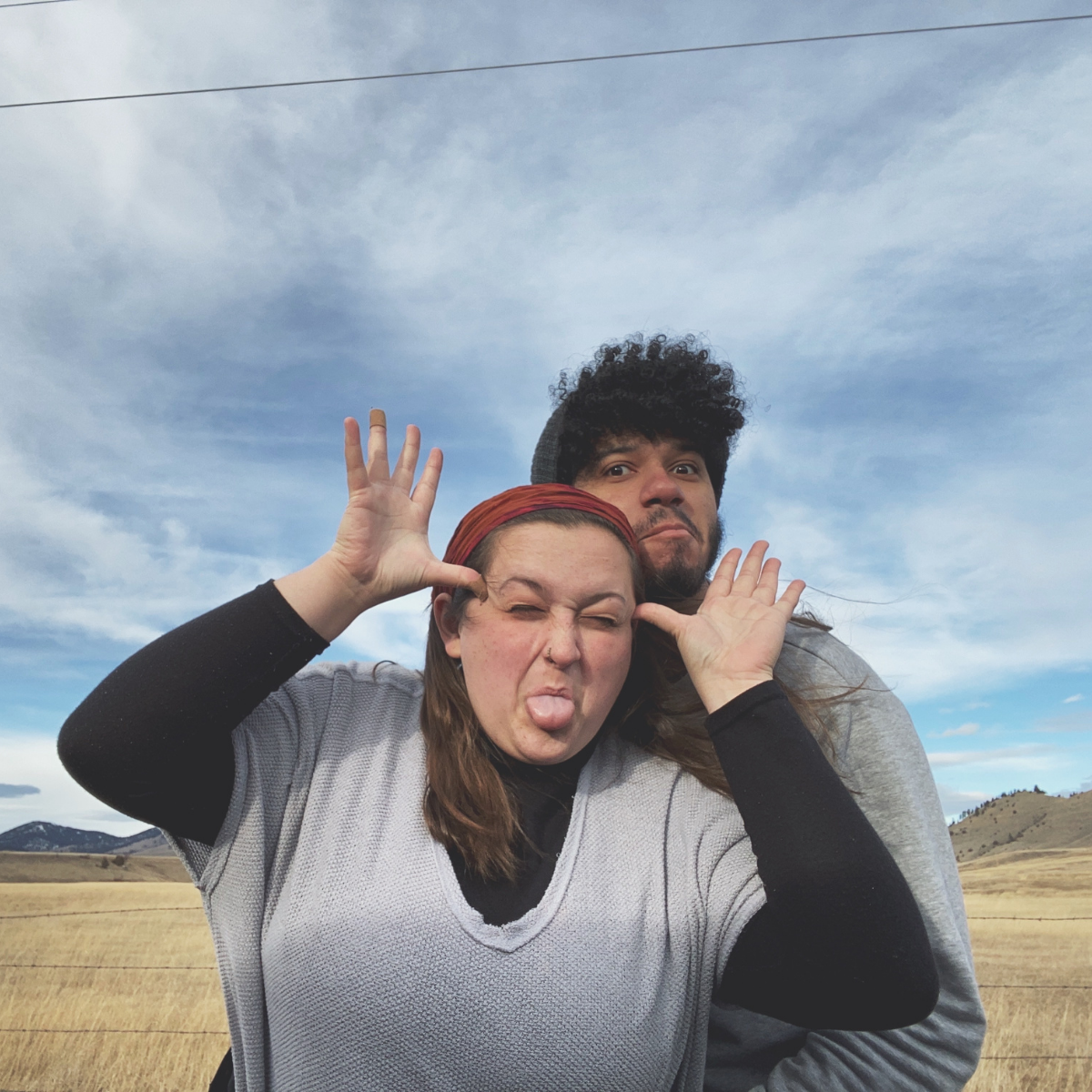 Another picture from our Western Road Trip! We were in Wyoming in this photo!