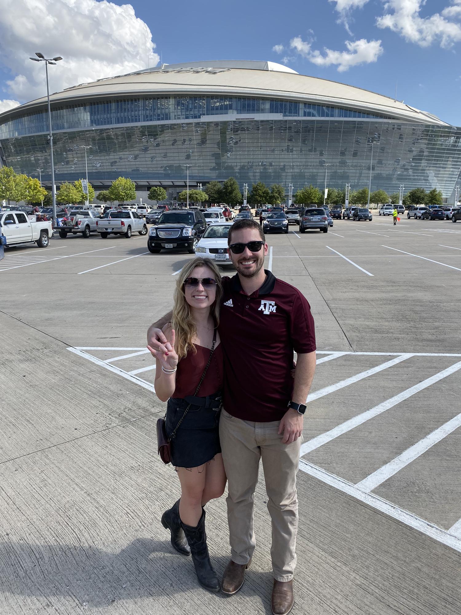 Truly a house divided! #Gig’Em #Hook’Em
