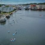 kayaking and paddle board